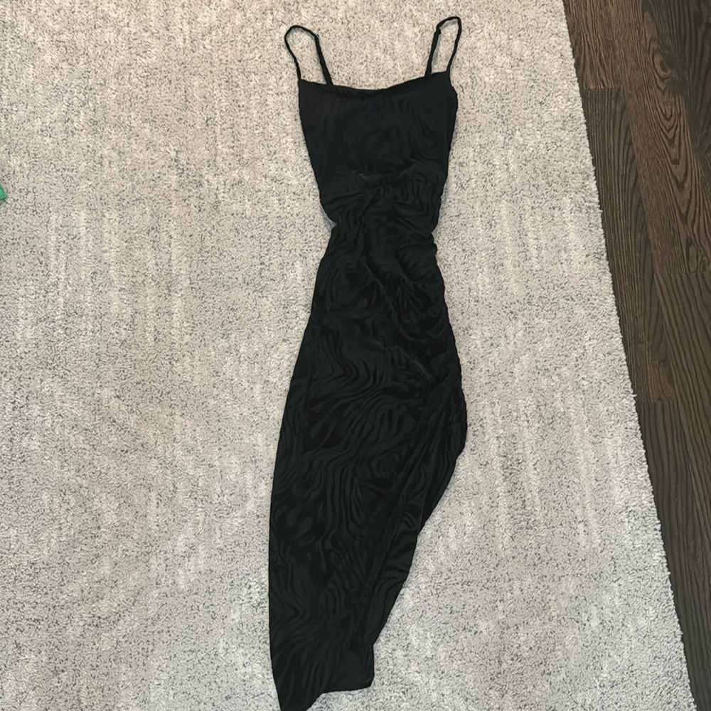 Long Black Bershka size: xs